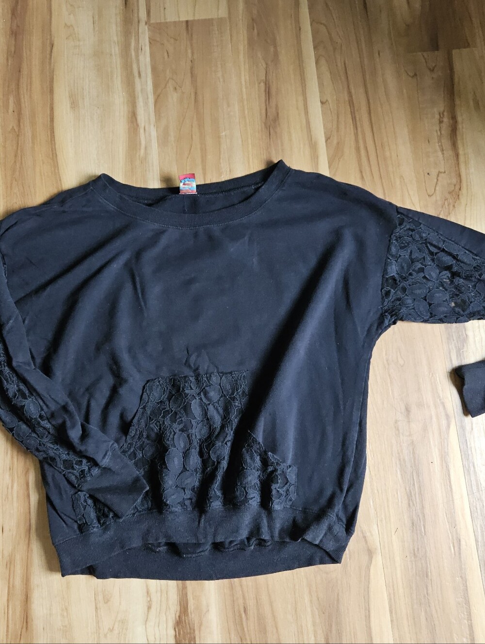 One Of A Kind Hand Painted Moon Phase Fox Pullover - Picture 3 of 6